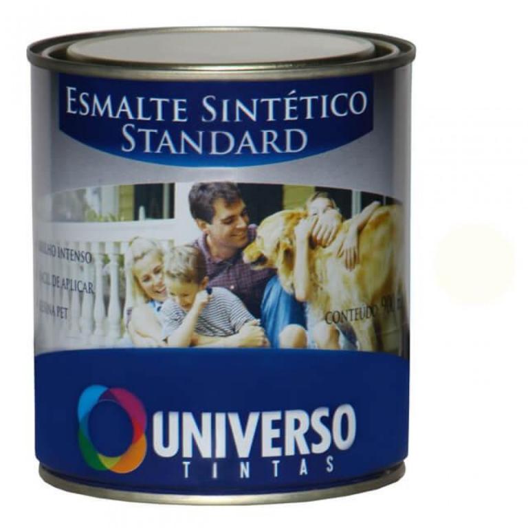 tinta branca esmalte sintetico 225ml universo