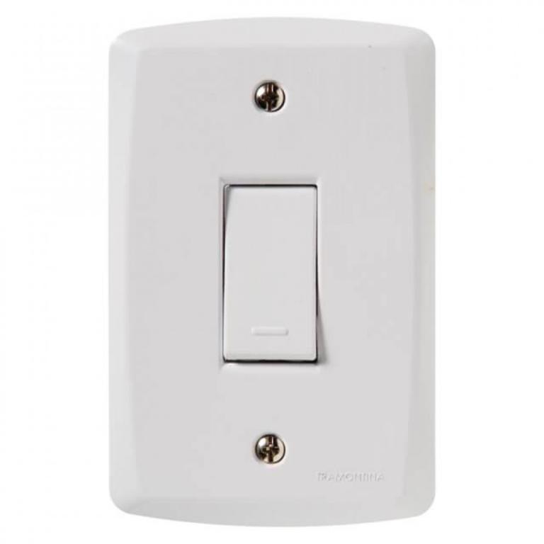 Interruptor simples Tramontina Lux