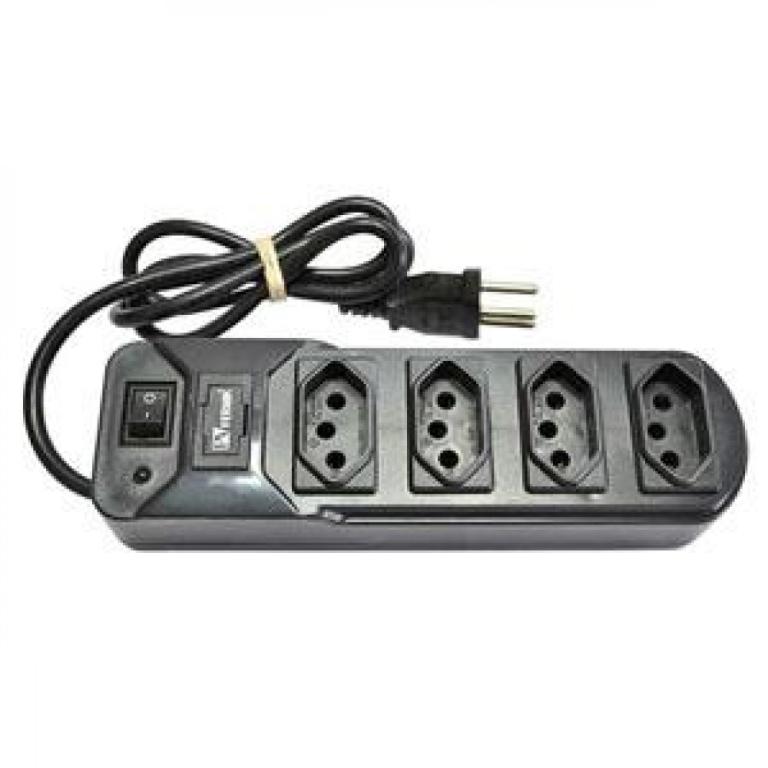 Filtro de Linha 4 tomadas preta