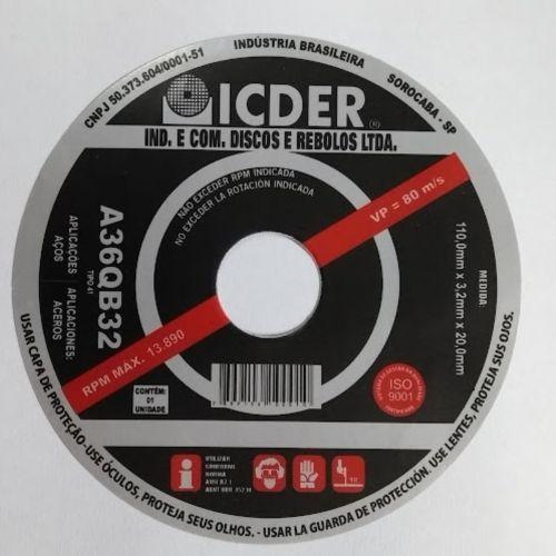 Disco Corte Metal 4x20 verde La torre