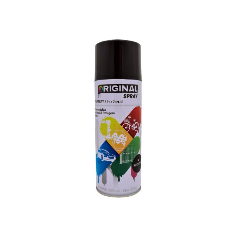 Spray Preto Fosco