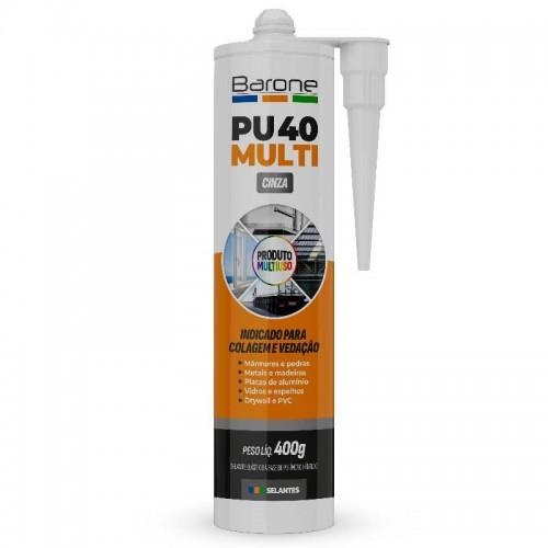 PU40 tubo 400 g Cinza