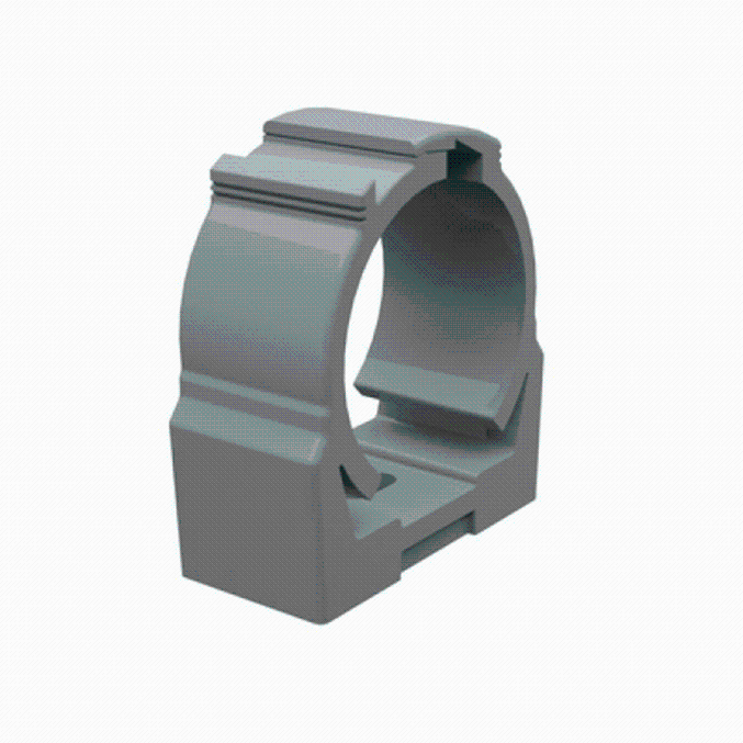 Abraçadeira eletroduto 3/4 plastico presilha