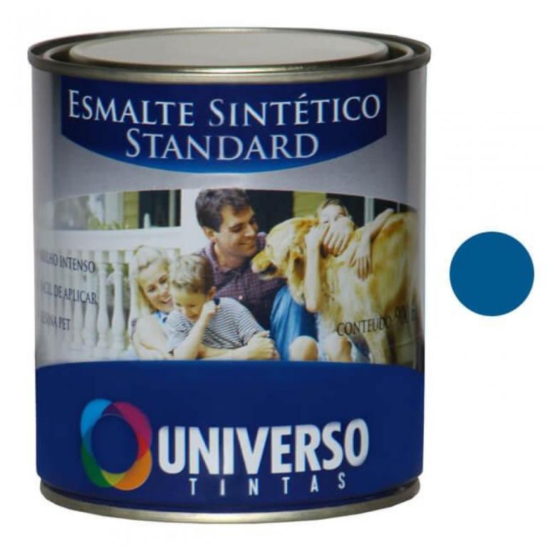 tinta azul esmalte sintetico 225ml universo