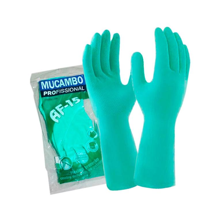 Par Luva latex XG verde nitrilica
