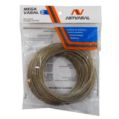 Varal aço 20 m grosso