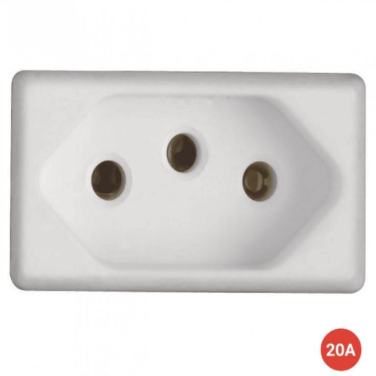 Modulo Tomada 20A branco