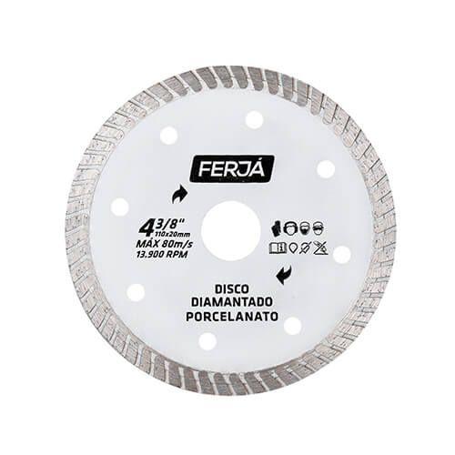 Disco corte porcelanato 4x20 turbo Cinza Ferja