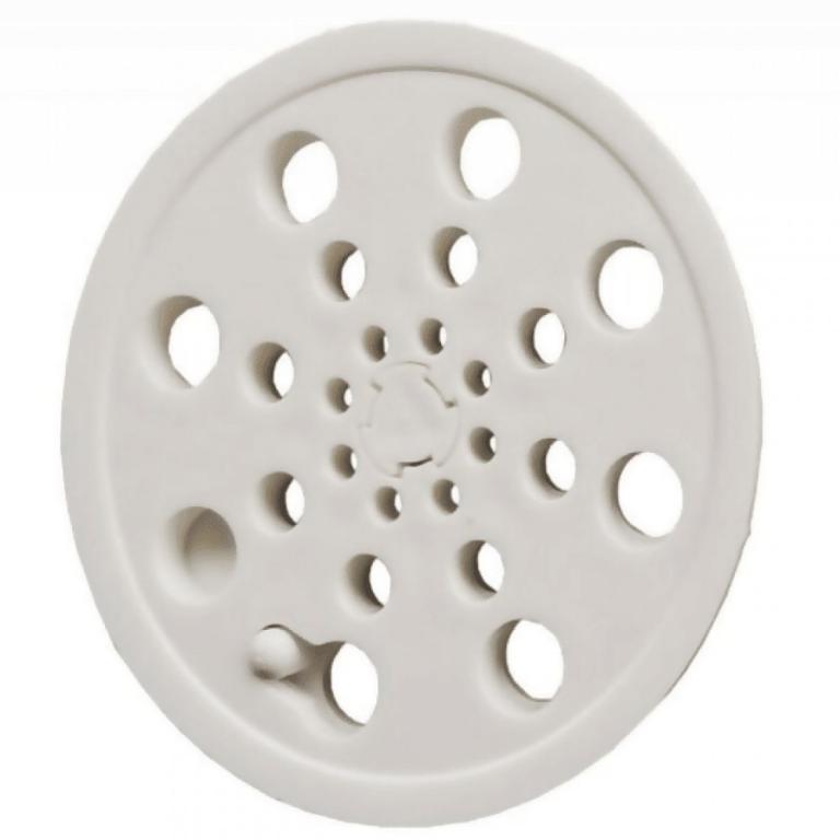 grelha tampa ralo plastico abre fecha redonda 15 cm