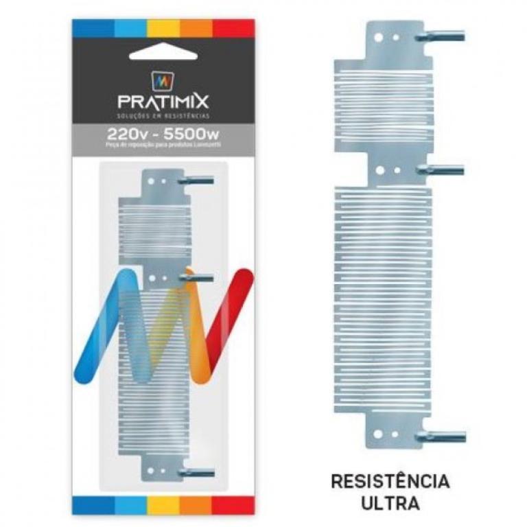 Resistência 220V 5500W Lorenzetti ultra Pratimix