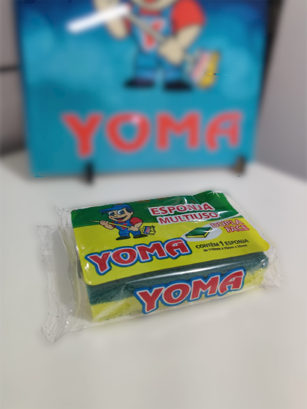 Esponja Verde Amarela Yoma