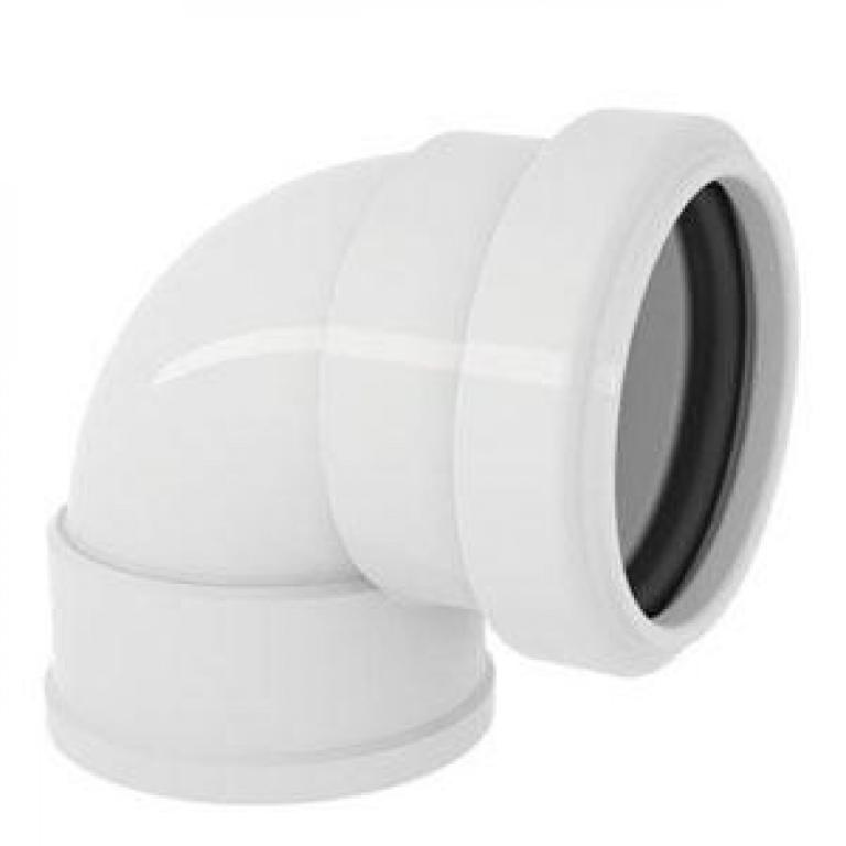 cotovelo branco 40mm com anel