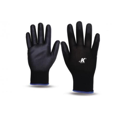 Par Luva latex G preta PU