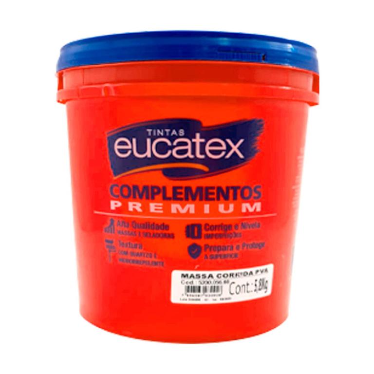 Massa Corrida 3,6 L 5,7 kg Eucatex