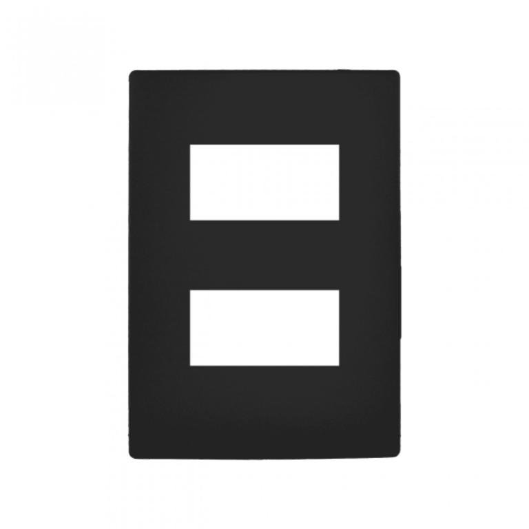 Espelho 2 modulos preto