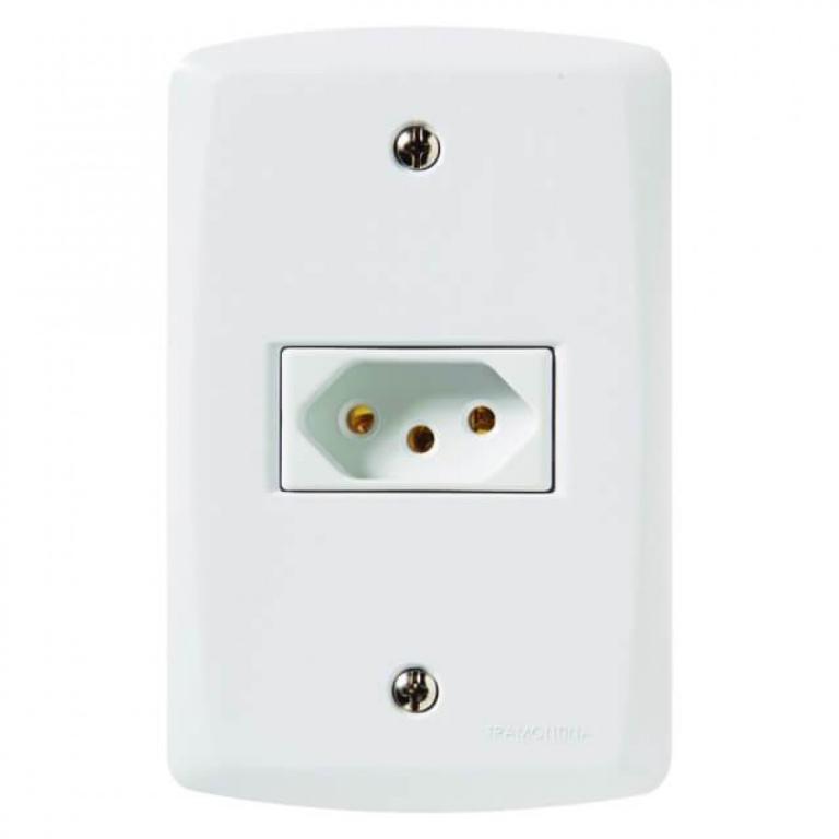 Tomada 10A Tramontina Lux