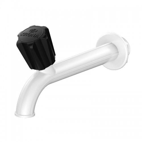 Torneira pia Plastico branca parede krona