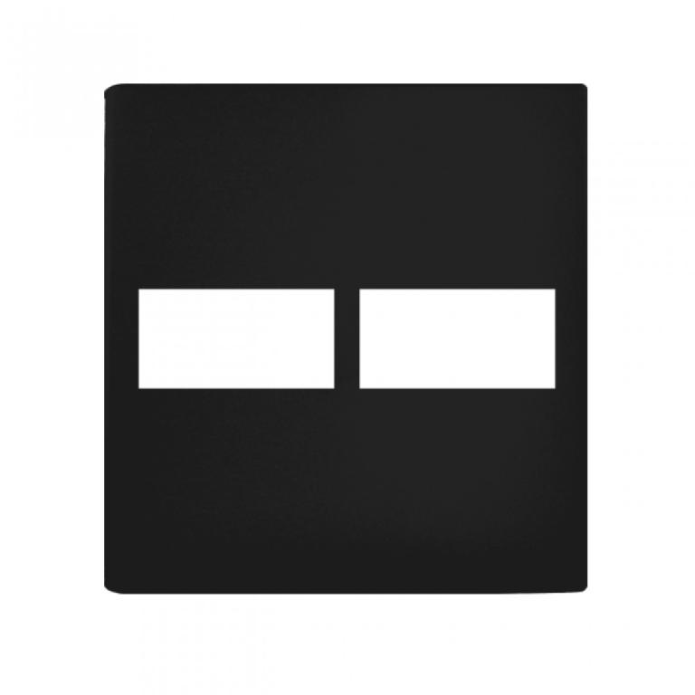 Espelho 4x4 2 modulos preto