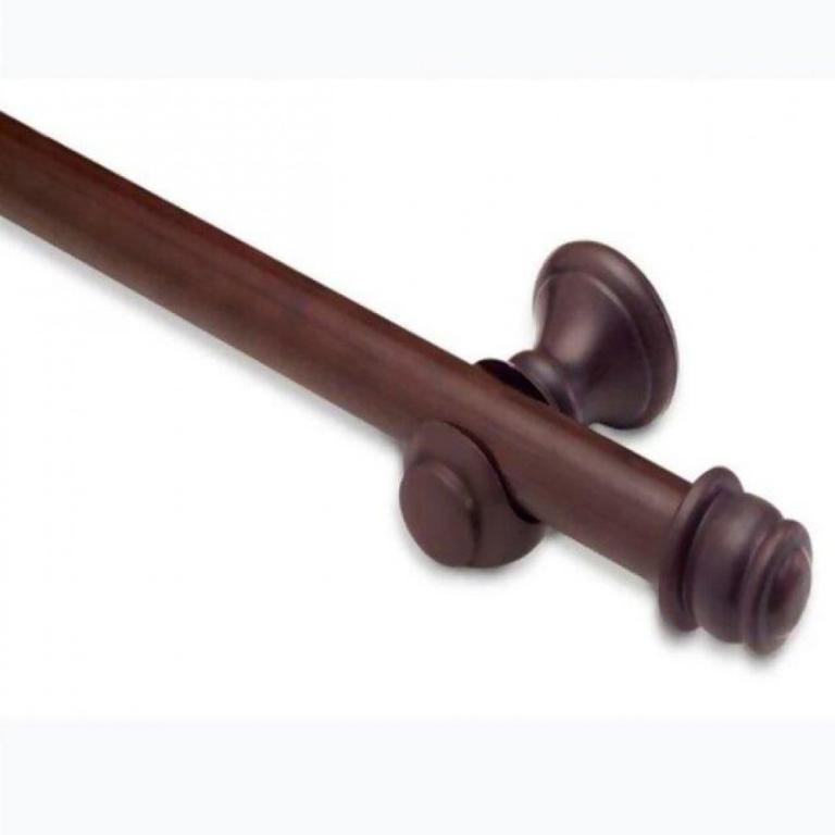 Varao cortina marrom 28mmx2 m