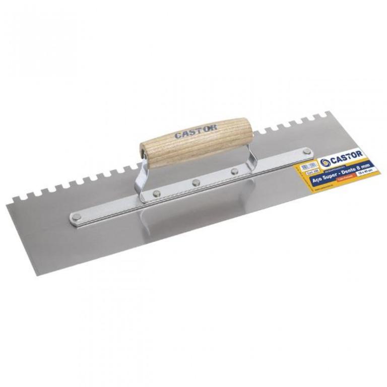 Desempenadeira aço dentada 12x48