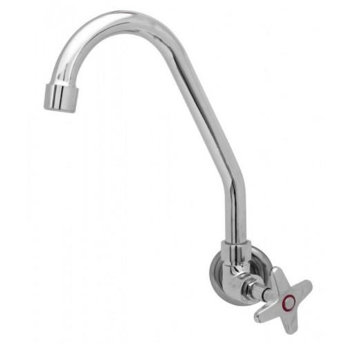 torneira pia metal parede