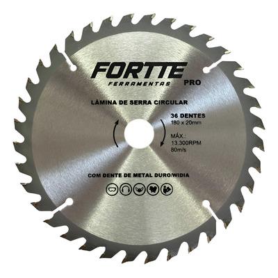 disco corte madeira 36 dentes 7 pol