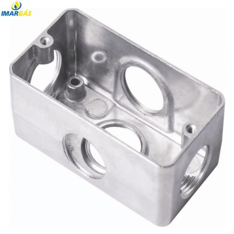 Condulete X galvanizado 3/4