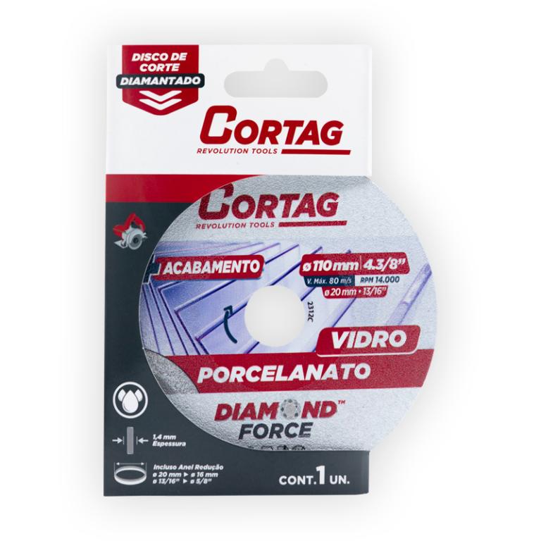 Disco corte Vidro Cortag