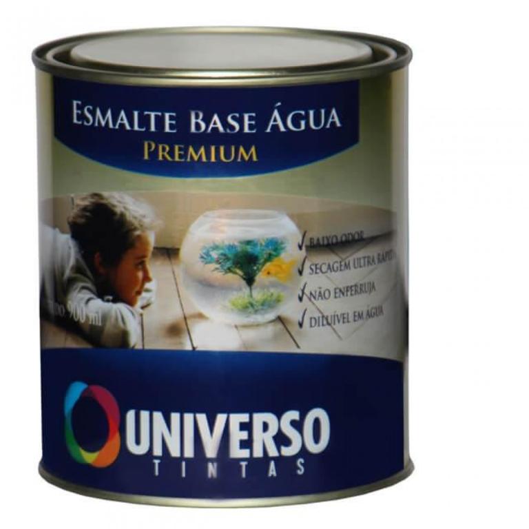 Tinta Branca Esmalte Sintetico 900ml Base água Universo