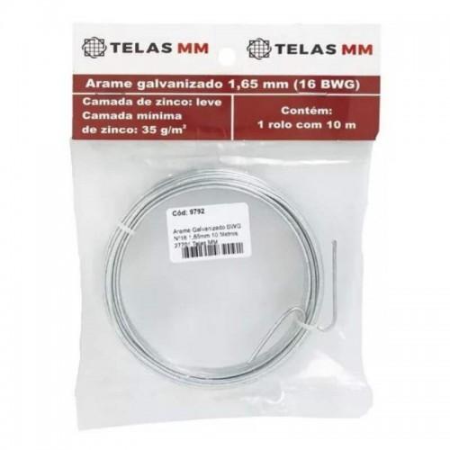 Arame galvanizado N16 1,65mm 10 m