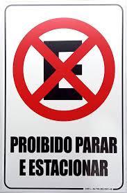 Placa sinalização diverso