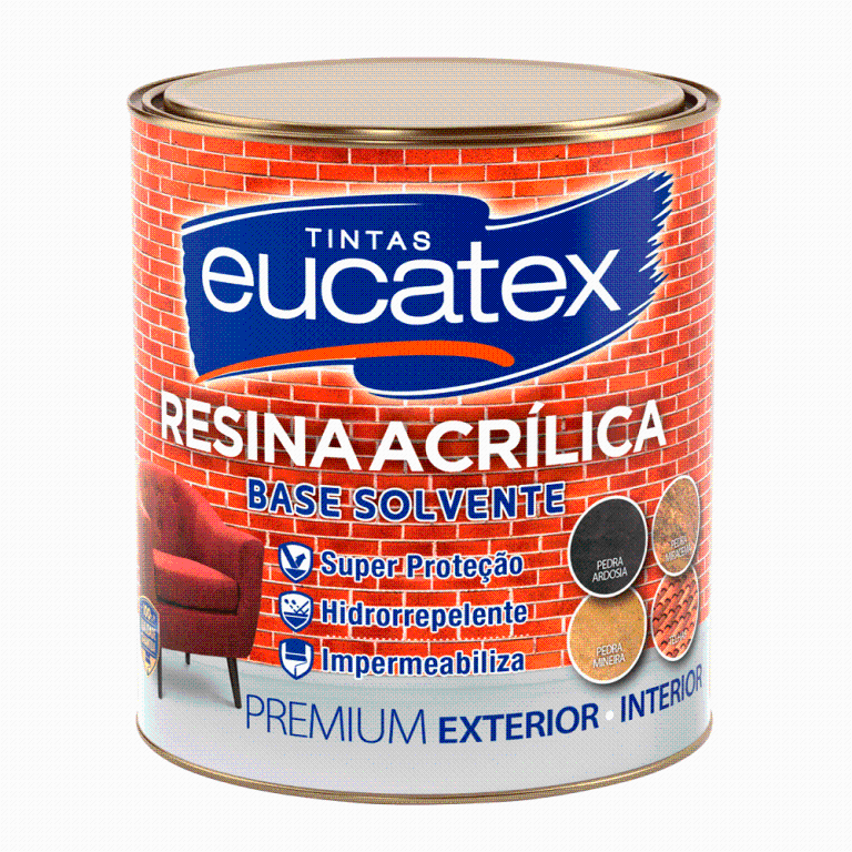 Resina acrilica 900ml Eucatex