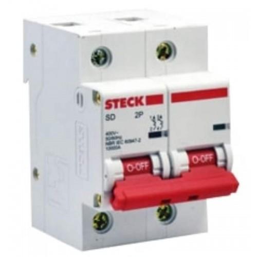 Disjuntor bipolar 63 A Steck