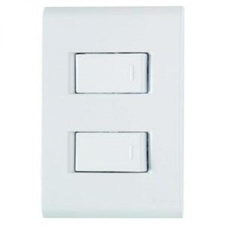 Interruptor duplo Tramontina Liz