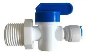 Registro engate rapido 1/4x1/2 rosca purificador