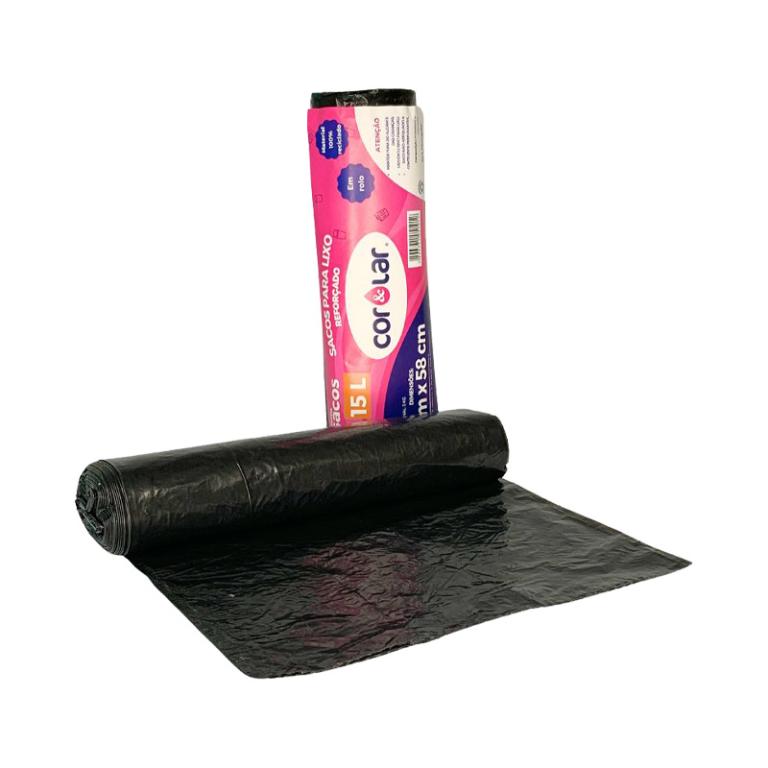 Saco de Lixo 30 litros rolo 20 unidades