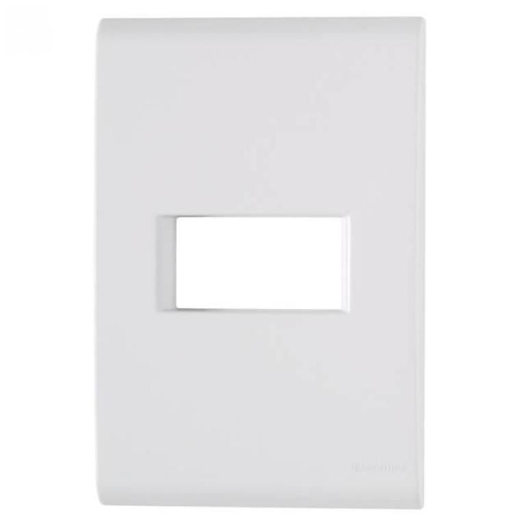 Espelho 4x2 1 modulo horizontal tramontina Liz