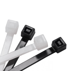 ABRACADEIRA NYLON 100 X 2,5 PRETA - PACOTE 100 PCS