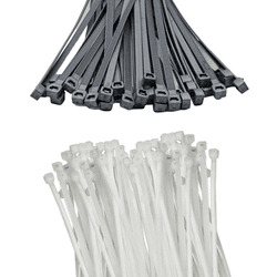 ABRACADEIRA NYLON 300 X 4,8 PRETA - PACOTE 100 PCS