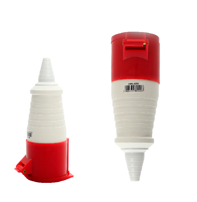 ACOPLAMENTO 3P+T 16A 6H VERMELHO OMG-4056