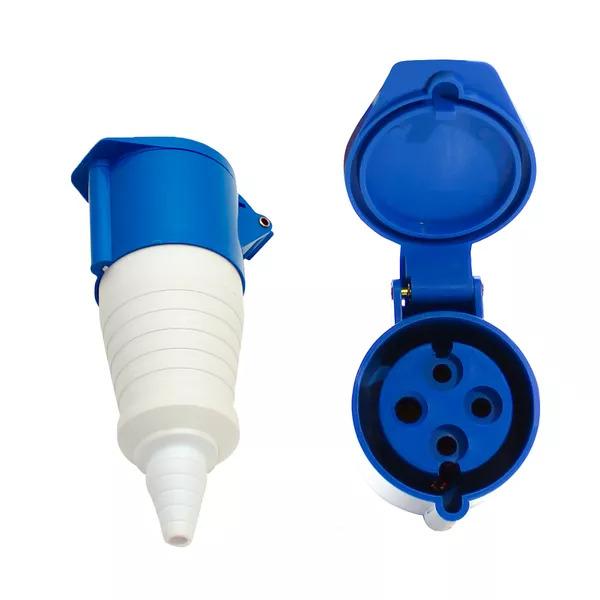 ACOPLAMENTO 3P+T 32A 9H AZUL OMG-4259