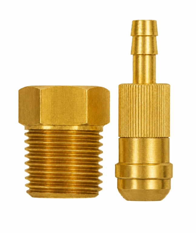 ADAPTADOR NIPLE COM PORCA 5/8''-18UNF TIG WP-18 ROSCA DIREITA