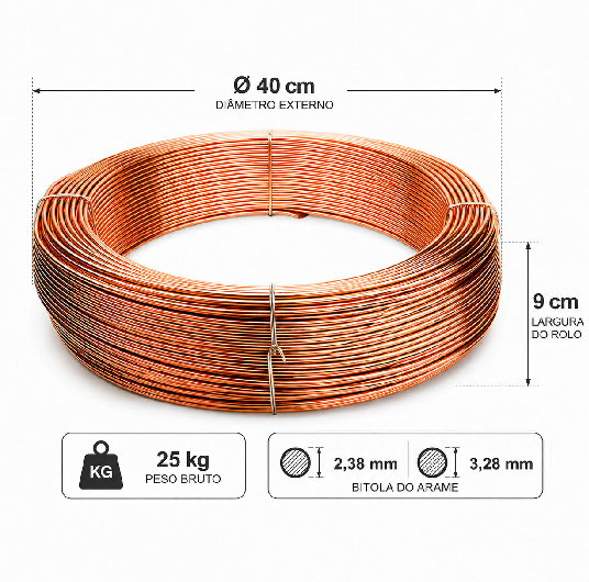 ARAME ARCO SUBMERSO EL12 3,18MM