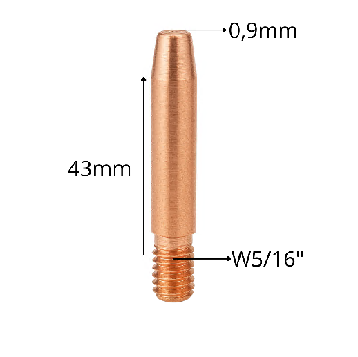 BICO CONTATO 0,90 X 43 MM W5/16'' OT-281 0500.1241 (320)