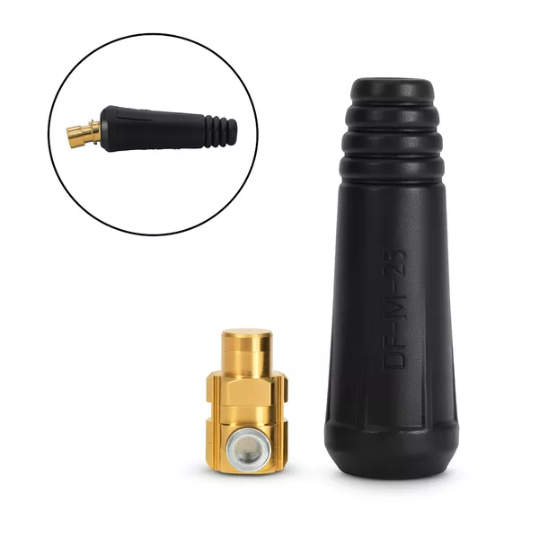 CONECTOR MACHO 9MM 10-25MM² 200A