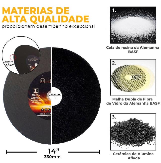 DISCO CORTE 14'' X 3/32'' X 1''