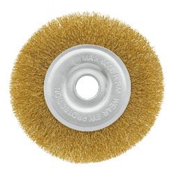 ESCOVA ROTATIVA LATONADA 6'' X 1/2'' FURO 1/2''