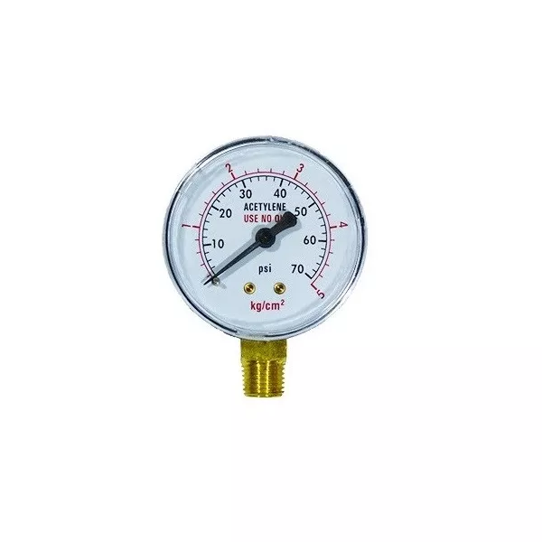 MANOMETRO ACETILENO 0-40 KG/CM²