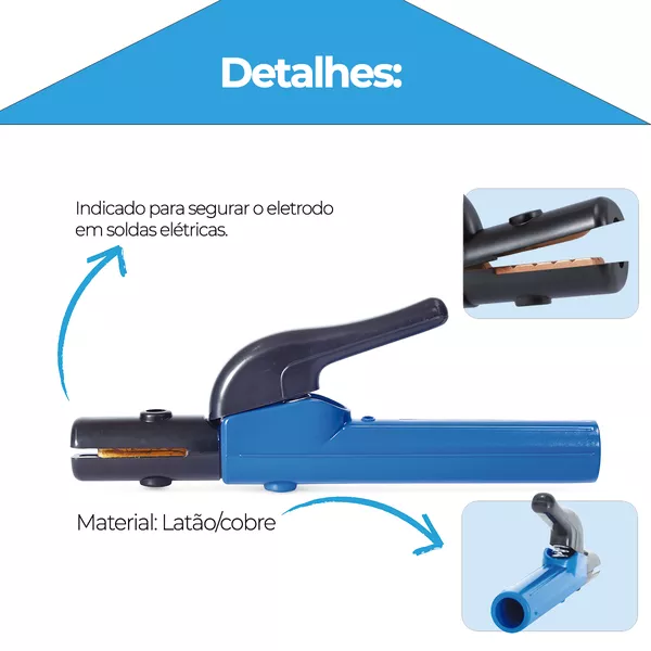 PORTA ELETRODO 500A PLUS