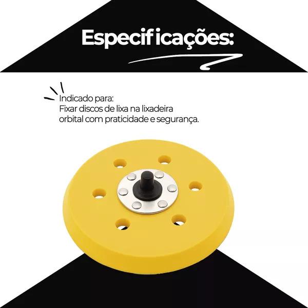 SUPORTE 6'' P/ LIXADEIRA ORBITAL COM VELCRO